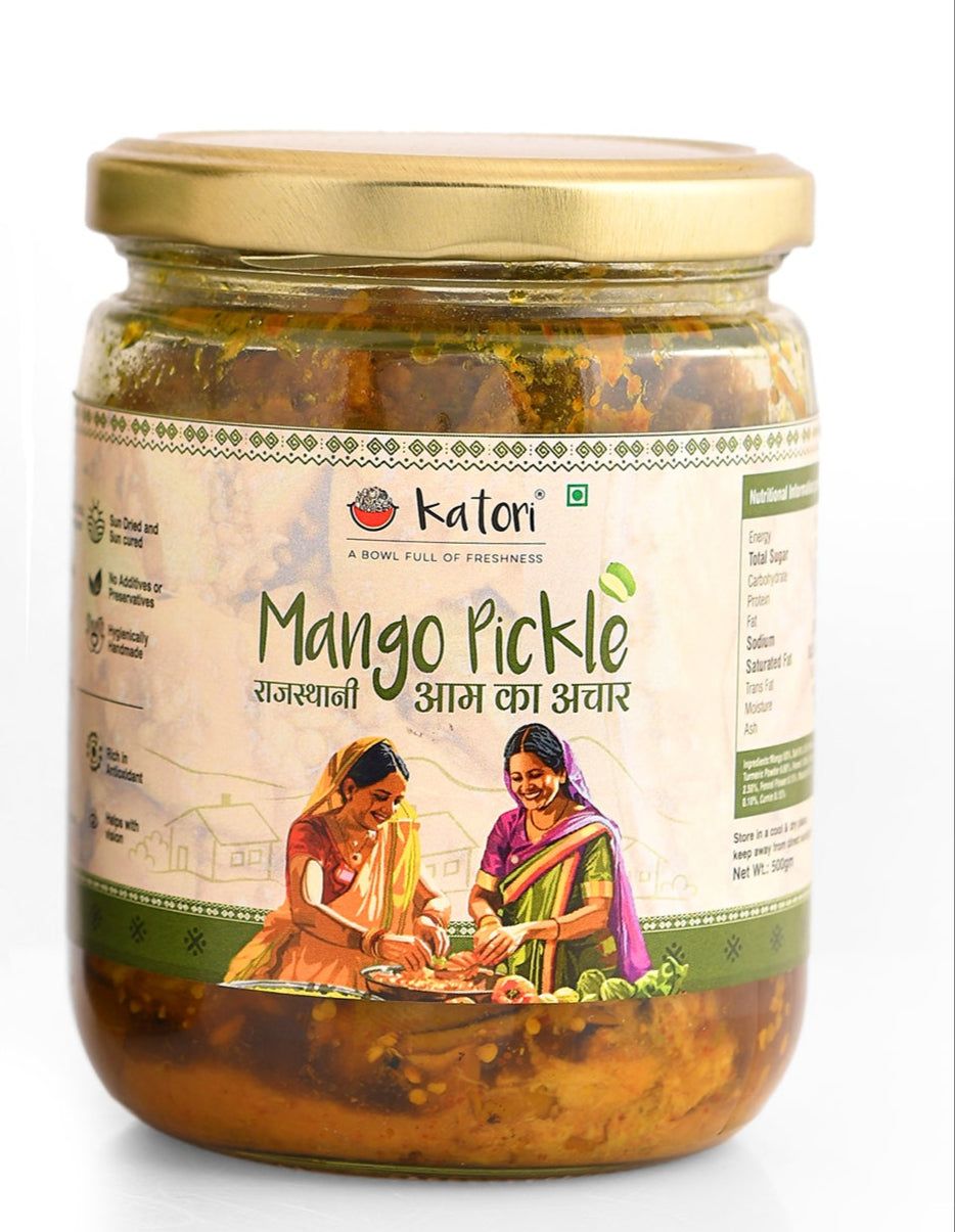 Traditional Homemade Mango Pickle - Katori