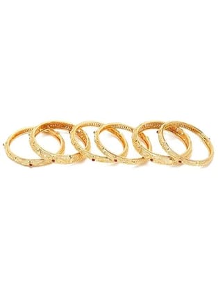 Elegant Onegram one gram Gold Stone Bangles
