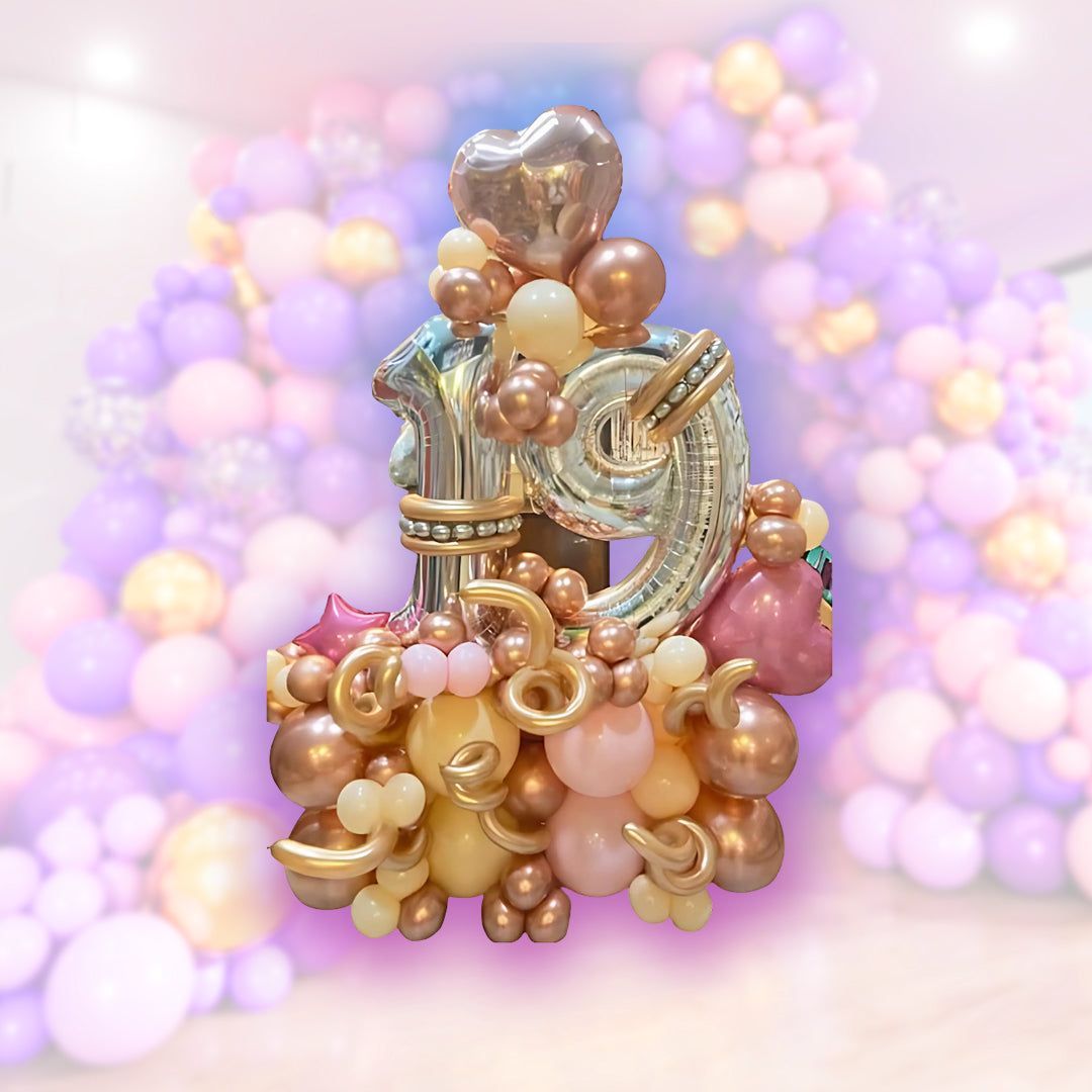 Balloon Bouquet - 19th Birthday