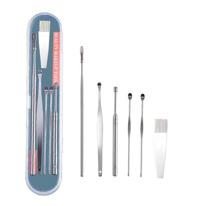 Elecsera Ear Curettage Earwax Removal Ear Wax Cleaner Swab Spiral Ear Pick (100 g, Set of 6)