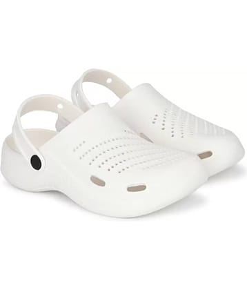 Bersache - White Men's Clogs