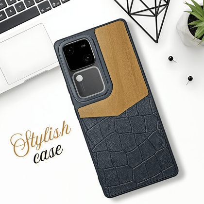 WoodTouch Brown Case for Vivo V30