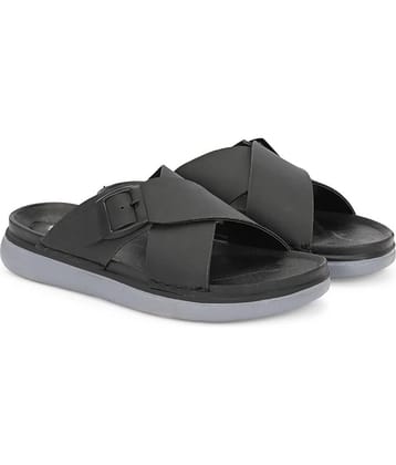 HATTOUN Black Men's Daily Slipper
