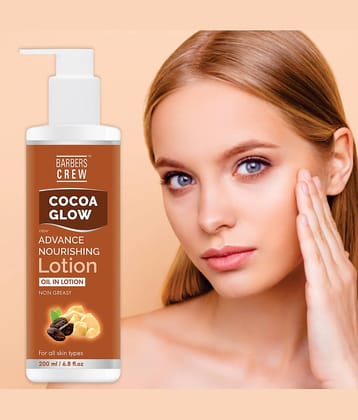 Barbers Crew Cocoa Glow Brightning & Whitening Body Lotion Daily Care Moisturizer 200 ml