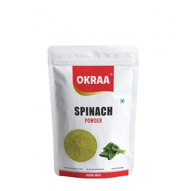OKraa Spinach Powder (Palak Leaf Powder) - 100g