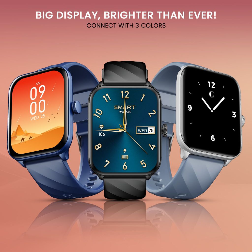 CELLECOR E5 Connect 2.01" IPS HD Display | 700 NITS | BT-Calling | AOD | IP67 | BT v5.4| Smartwatch