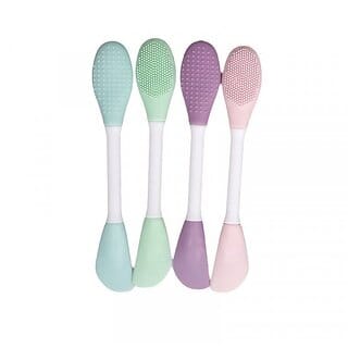 Experience Ultimate Cleanliness with Our Dual-Sided Silicone Facial Cleansing Brush Set