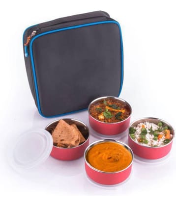 Analog kitchenware Pink Steel Lunch Box