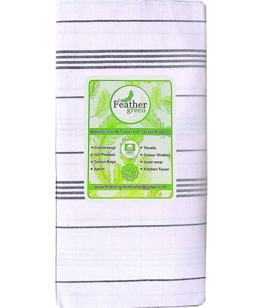 Feather Green Multi Lungi Single Pack