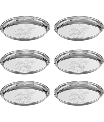 Neelam 6 Pcs Stainless Steel Steel Full Plate