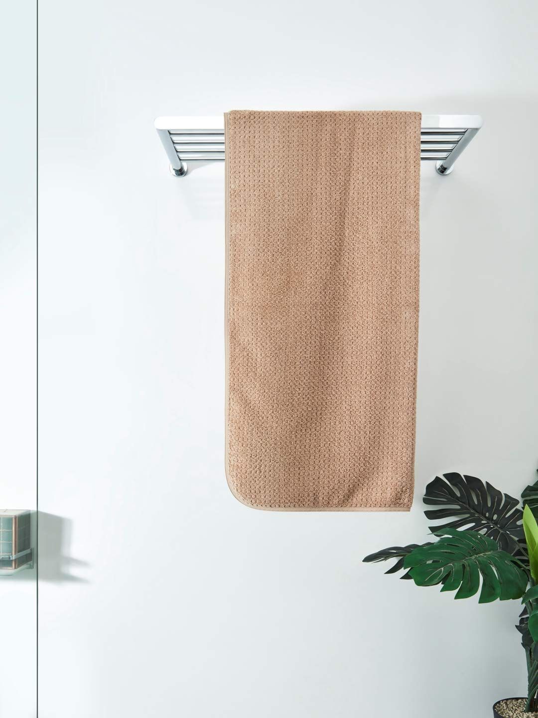 DDECOR - Linea Collection 100% Cotton Bomboo    Bath Towel |40 CM X 60 CM| - Beige