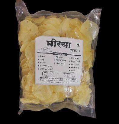 Morya Gruhudyog Khichiya Papad | Rice Flour Papad 250 gm Traditional Rice Papdi with Jeera