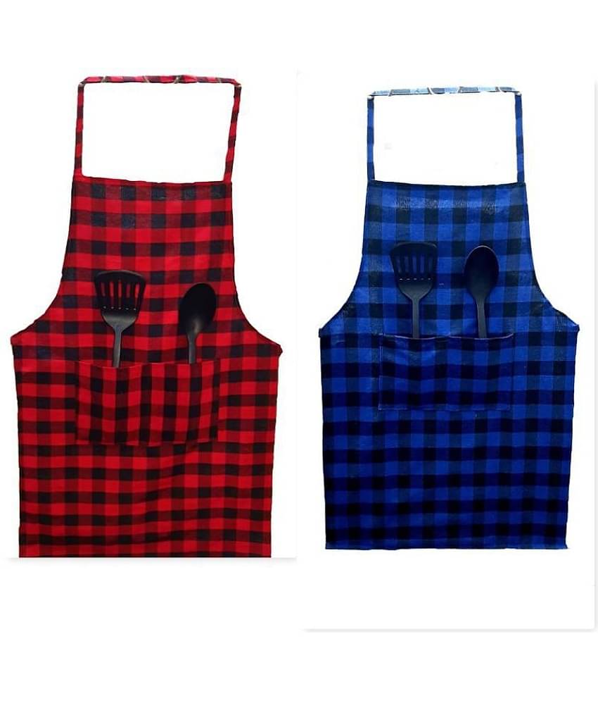 Sweekar - Multicolor Full Apron (Pack of 2)