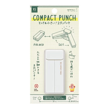 Midori XS Compact Punch - White A