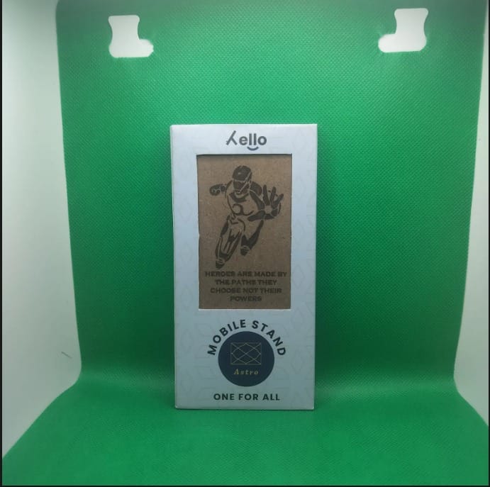 Hello Wooden Mobile Stand  Iron Man Edition