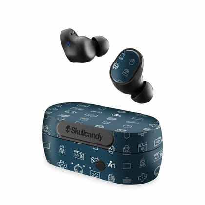 Tech Icons Blue Skin for Skullcandy Sesh
