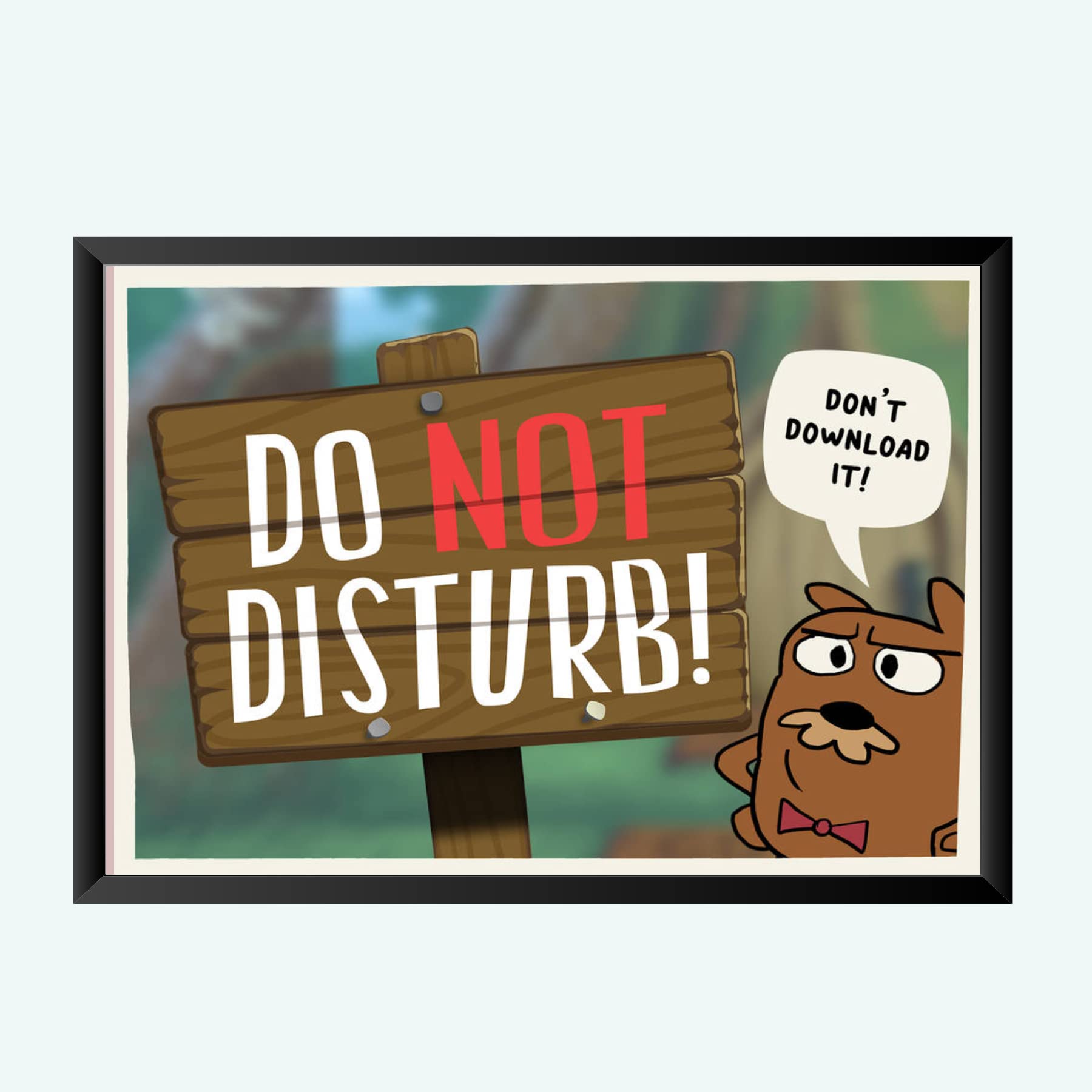 NOKKES Do Not Disturb Wall Photo Frame For India Love And Wall Decoration Wall Photo Frame Size 8X12 Inch_16