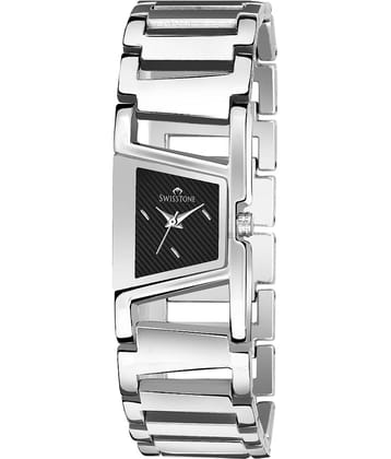 Swisstone Silver Metal Analog Womens Watch