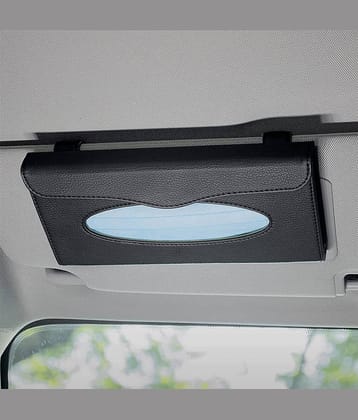 SIAGO Car Tissue Dispenser Leather Black