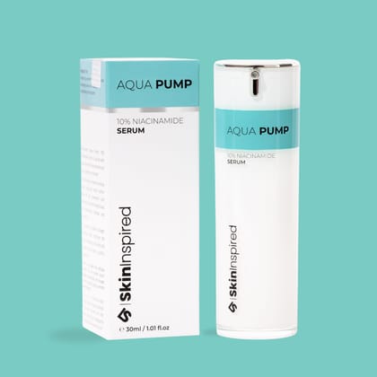 Aqua Pump - 10% Niacinamide Face Serum (30 ml) | Best For Oil Control, Pigmentation, & Acne Prone Skin-Pump 30ml