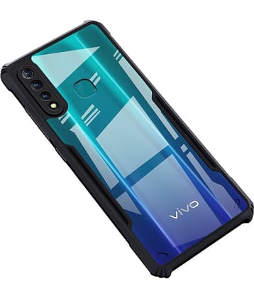 VAKIBO Plain Cases Compatible For Rubber Vivo Y19 ( Pack of 1 )