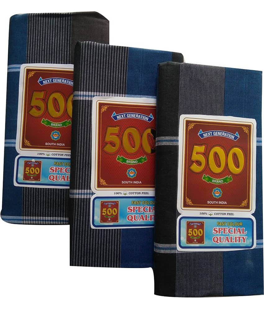 sundar Multi Lungi Pack of 3