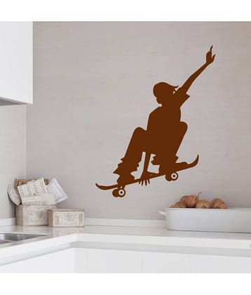 Decor Villa Skateboarder PVC Wall Stickers