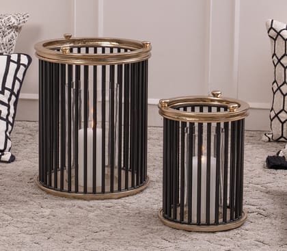 HEX FLOOR CANDLE HOLDERS-Small