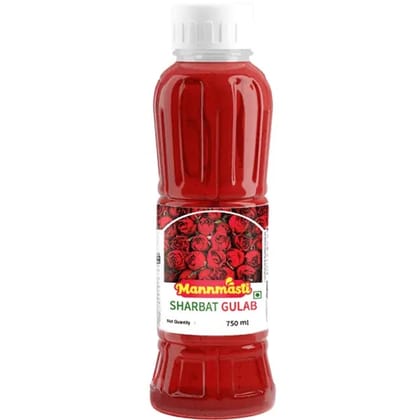 Mannmasti gulab sharbat 700 ml