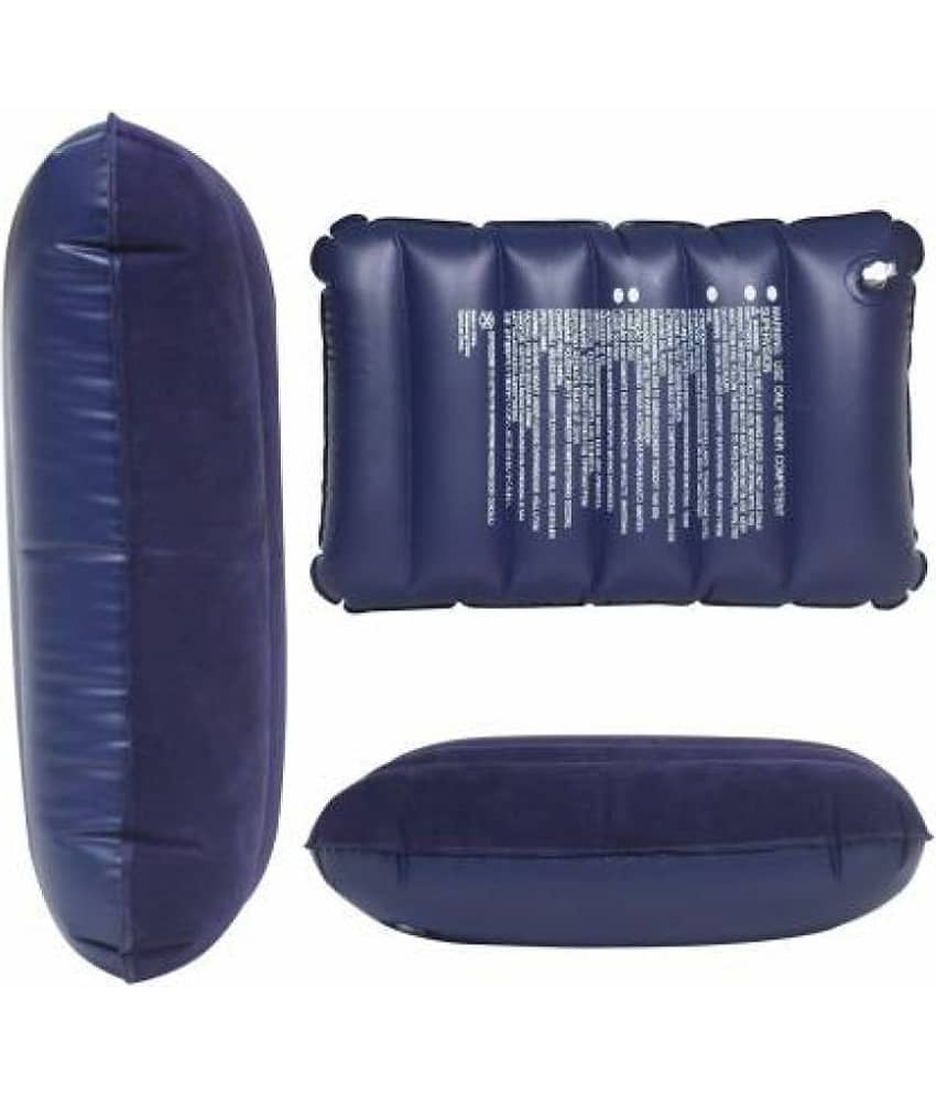Soft Comfort Air inflatable Travel Tourist Neck Pillow ,Ultralight, Portable (Pack of 1)-Blue