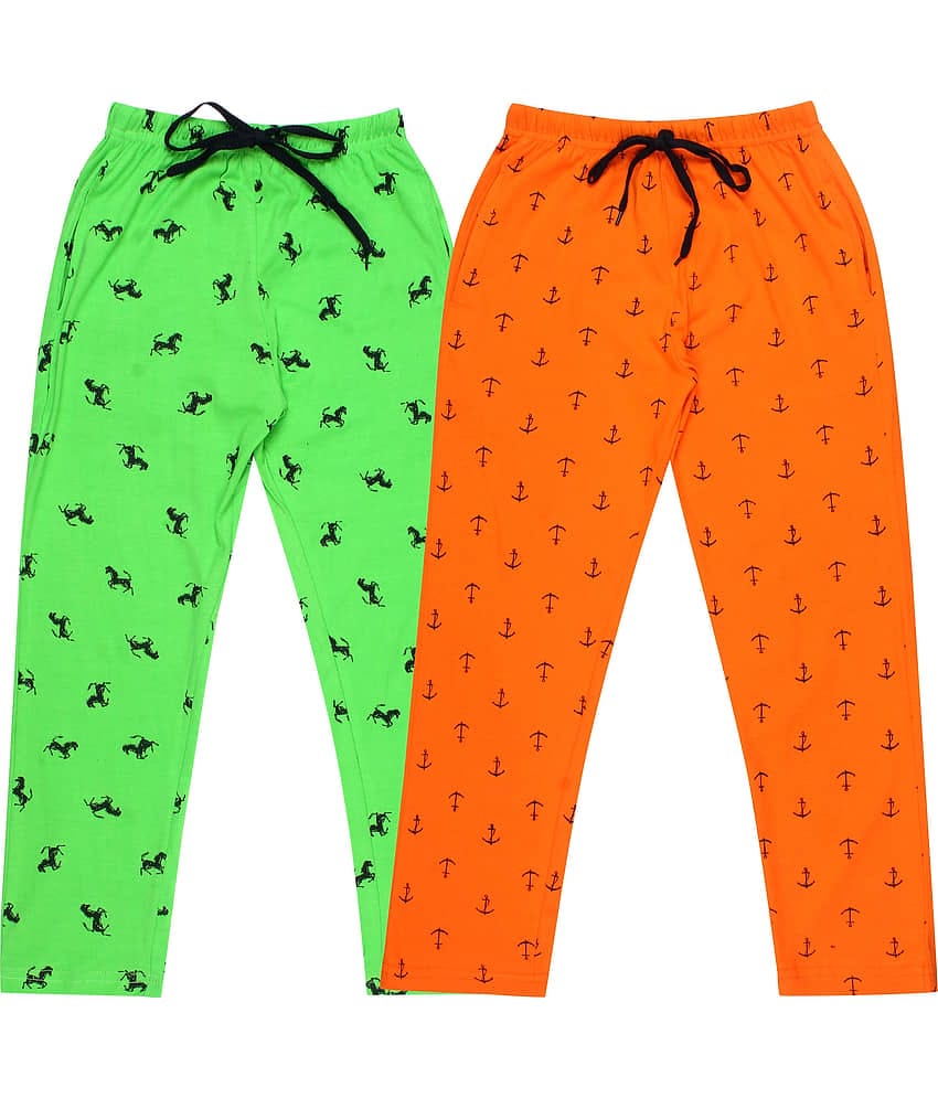 Diaz Pack of 2 Boys Cotton Trackpant ( Multi )