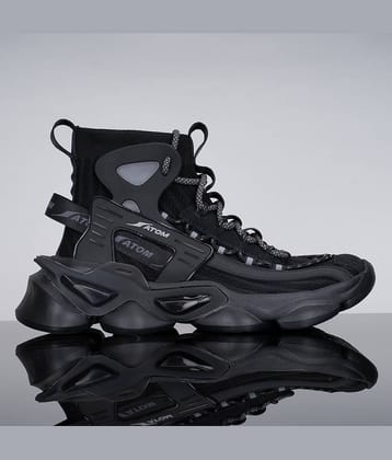 ATOM Gansta1 Black Men's Sneakers