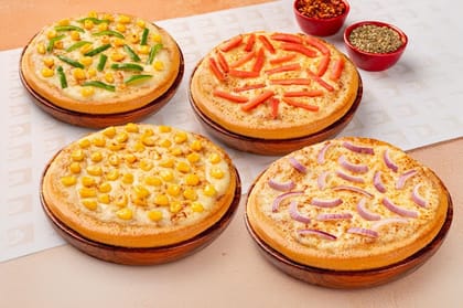 Pack Of 4 Veg Cheesy Pizza Mania