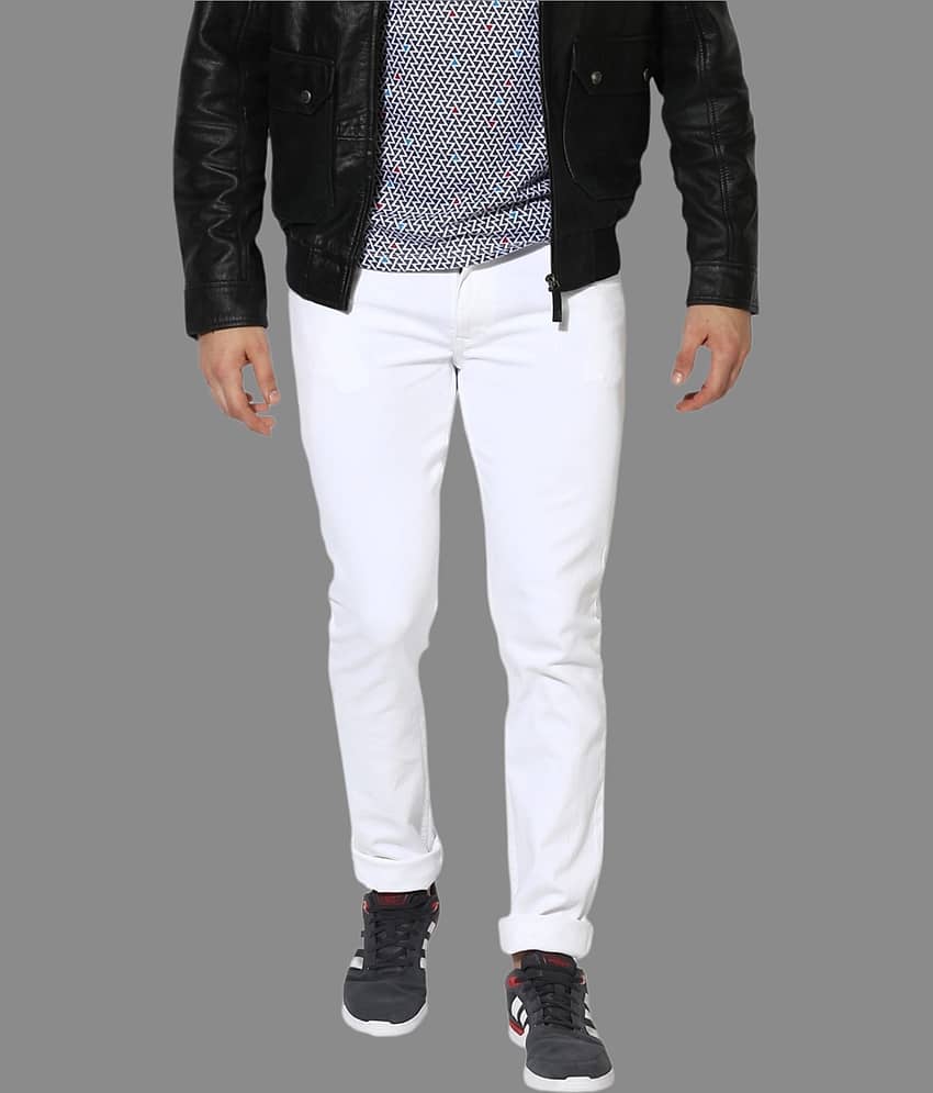 Lawson - White Denim Slim Fit Men's Jeans ( Pack of 1 )