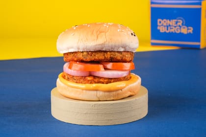 Double Herb Garden Veg Burger
