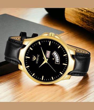 Lorenz Black PU Digital Men's Watch