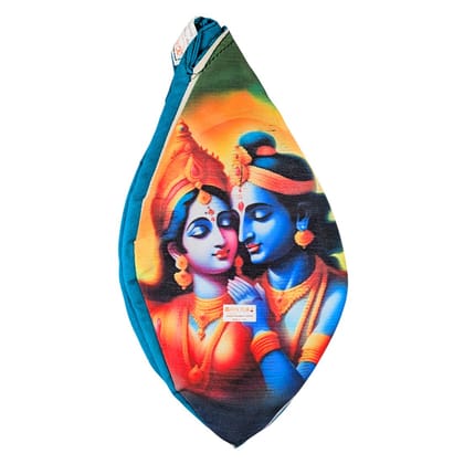 MAYAPURI Pure Cottom Radha Krishna Printed Multicolor Japa Mala Bag, Beads Bag Or Chanting Bag with Zip Pocket and Sakshi Mala Counter (Multicolor, Pack of 1) MAYAPURI Pure Cottom Radha Krishna Printed Multicolor Japa Mala Bag, Beads Bag Or Chanting Bag with Zip Pocket and Sakshi Mala Counter (Multicolor, Pack of 1)