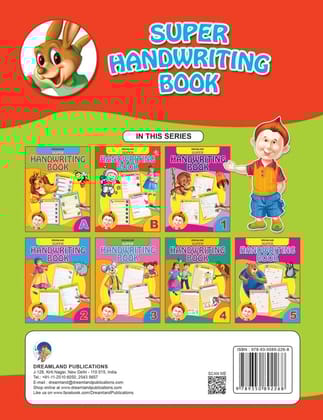 Super Hand Writing Book Part - B (English, Pa [Paperback] Dreamland Publications