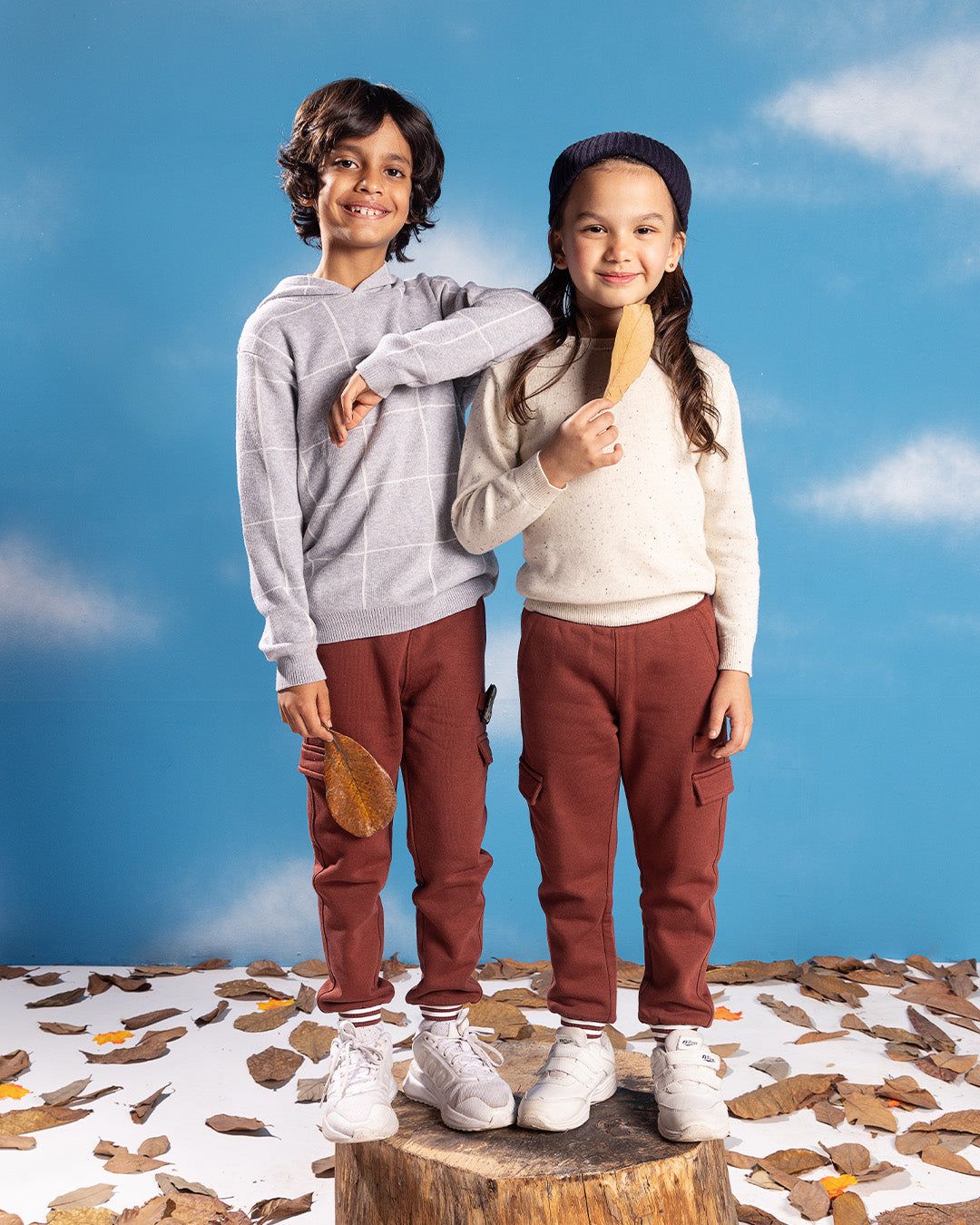 Winter Fleece Joggers-4-5 Y / Chocolate