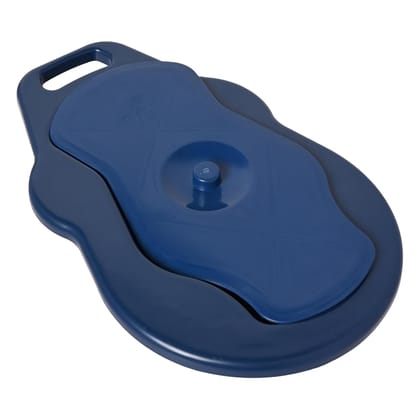 Bedpan with Lid  For Male & Female Patients | Large Size | 1 Pc  ASSORTED