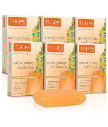Tulips - Moisturizing Bathing Bar for All Skin Type ( Pack of 6 )