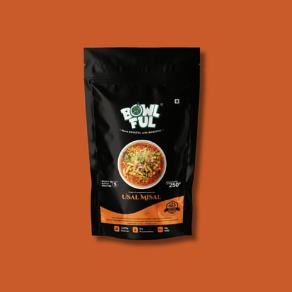Bowlful Usal-Misal - 50g Net, Protein Rich Maharashtrian Sprout Curry