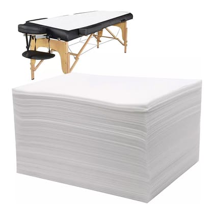 KUDIZE Laminated Water Proof Disposable Non-Woven 30 GSM Bed Sheet for Hospital; Hotel; Spa and Beauty Parlor (31 x 72 Inch/78.70 x 182.90 cm) (Pack of 10)