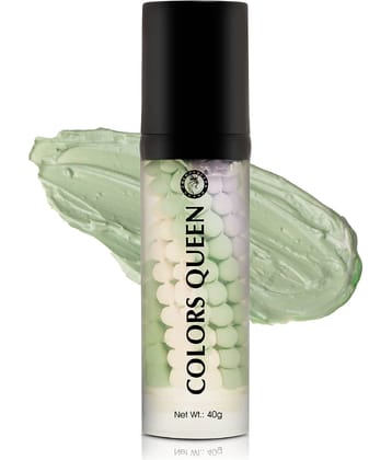 Colors Queen 3 in 1 Facial Primer Lightweight & Long Lasting 40g, Orange Green (Shade - 02)