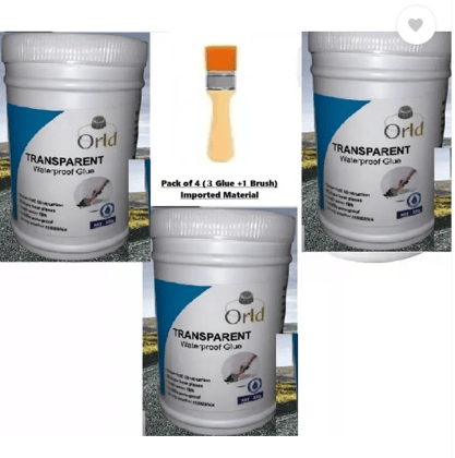 Orld Invisible Waterproof Glue Clear Adhesive (300+300+300) Crack Filler  (900 g)