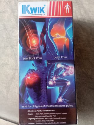 Kwik pain relieving oil