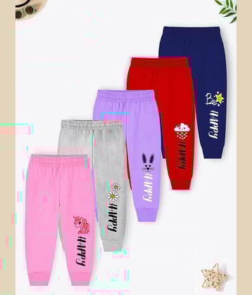 Trampoline Pack of 5 Girls Cotton Blend Pyjama ( Multicolor2 ) Trampoline Pack of 5 Girls Cotton Blend Pyjama ( Multicolor2 )
