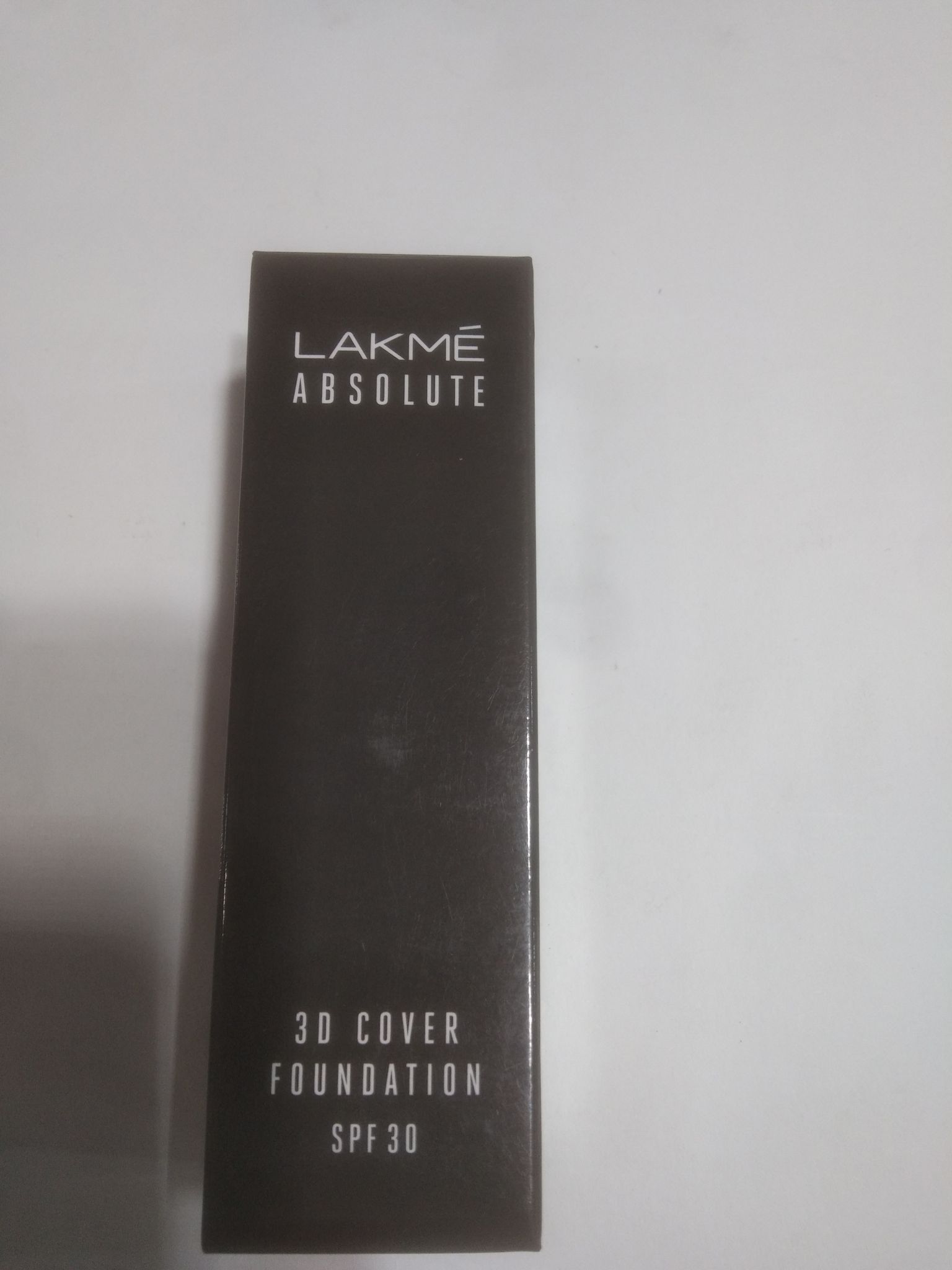Lakme Absolute 3d cover Foundation Spf 30 w180 warm natural 