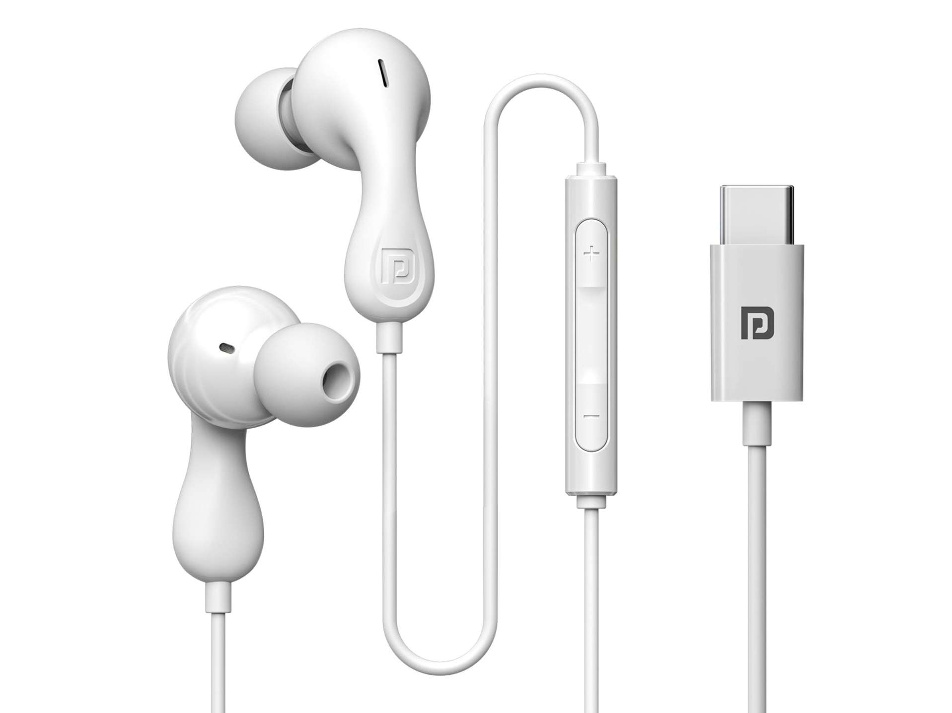 Portronics Conch kappa C Type C Earphone, 14.2mm Dynamic Driver, In Line HD Mic,  TPE Anti Tangle Material