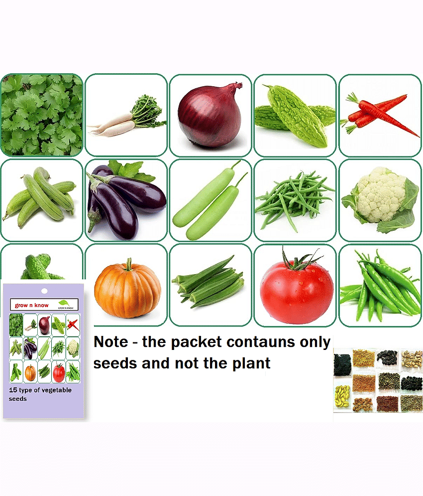 summer and winter 15 type of vegetable seeds deshi organic